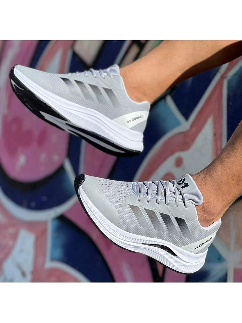 Tenis Esportivo Masculino Academia Confotável Caminhada Leve Corrida + Relogio