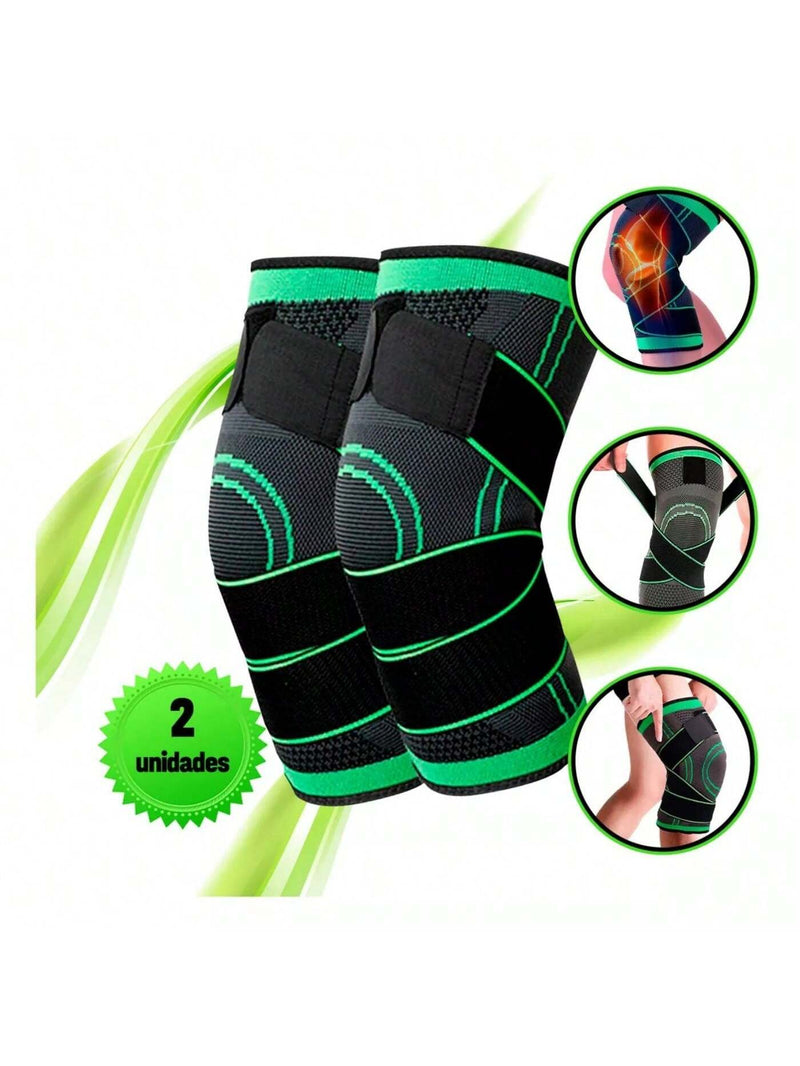 Kit 2  Joelheira Compressão Alivia Dores Crossfit Academia Jpbg