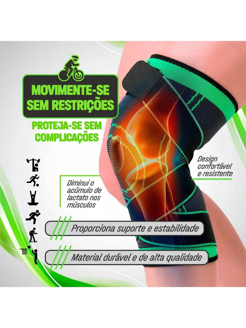 Kit 2  Joelheira Compressão Alivia Dores Crossfit Academia Jpbg