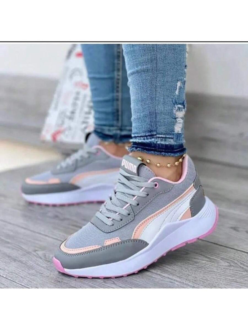 Tênis Esportivo Casual Feminino Estilo Blogueirinha Diversas Cores Modinha Leve Confortável - Envio Imediato