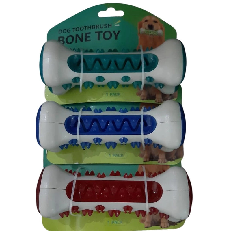 Brinquedo Pet 3x1 Gengiva Removedor Tártaros Escova de Dente Para Cachorro Pets Dog Osso Massageador  Para Cães Mordedor