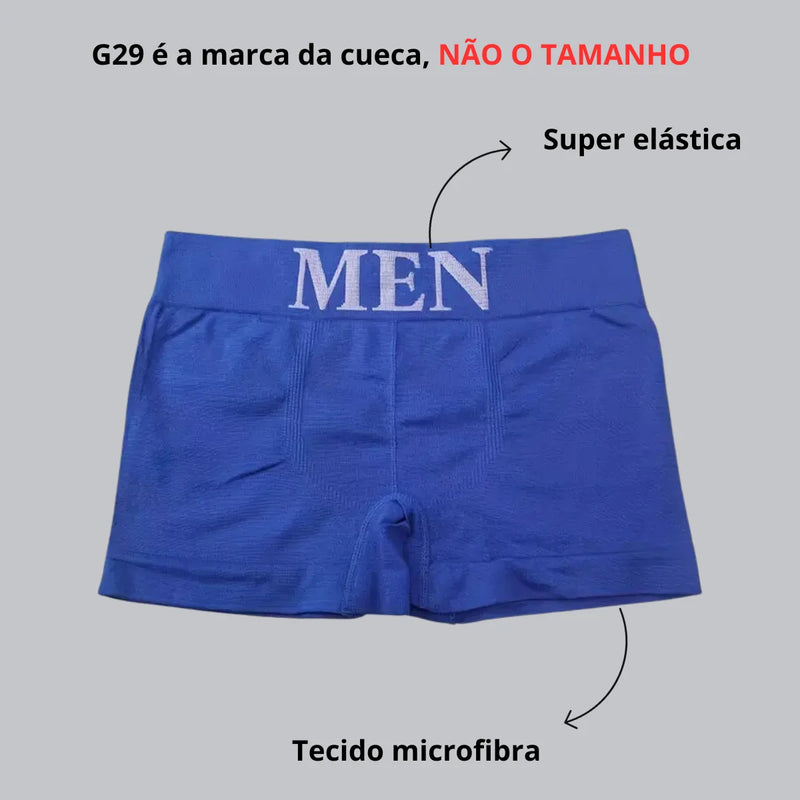 Comfortable Breathable Microfiber Seamless Men's Boxer Underwear Kit
