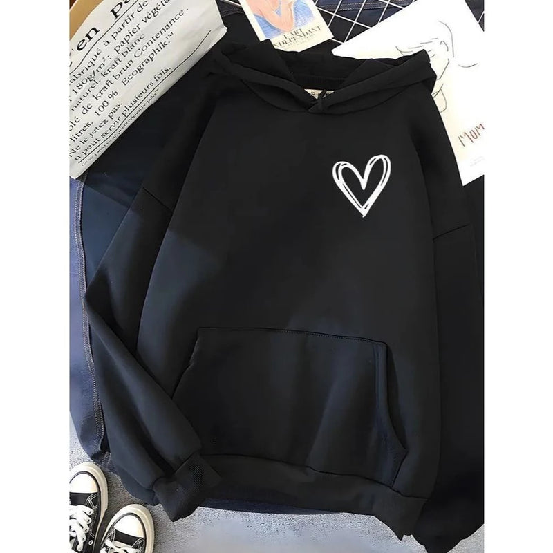 Moletom Fofo De Coração Feminino