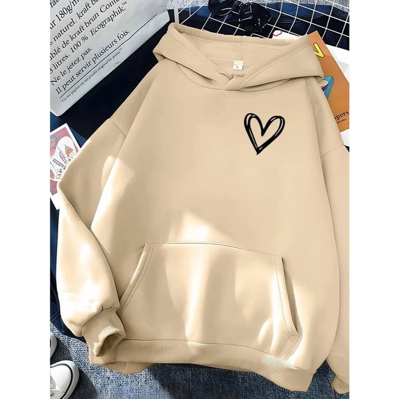Moletom Fofo De Coração Feminino