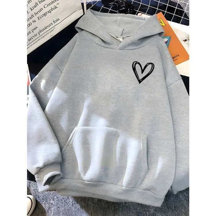 Moletom Fofo De Coração Feminino