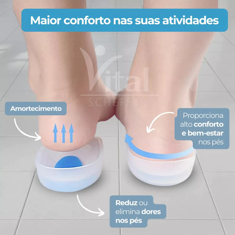 Palmilha 7cm Para Aumentar Altura - Palmilha Ortopédica Dia a Dia - Palmilha Esportes/Corrida - Palmilha Dores Calcanhar