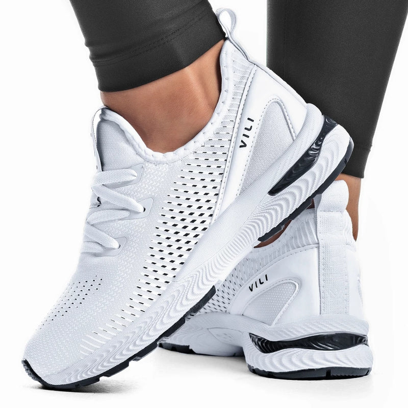 Tênis Feminino Vili Podium Caminhada Academia Branco