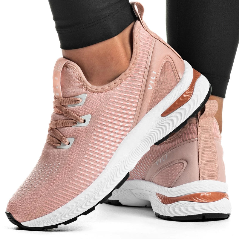 Tênis Feminino Vili Podium Caminhada Academia Branco
