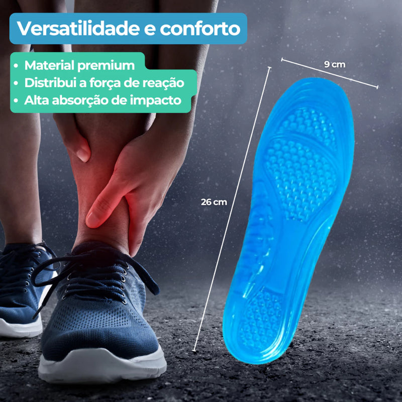 Palmilha 7cm Para Aumentar Altura - Palmilha Ortopédica Dia a Dia - Palmilha Esportes/Corrida - Palmilha Dores Calcanhar