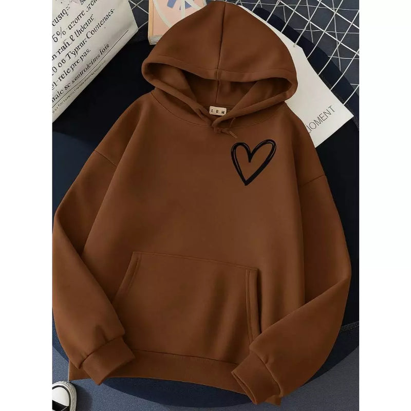 Moletom Fofo De Coração Feminino