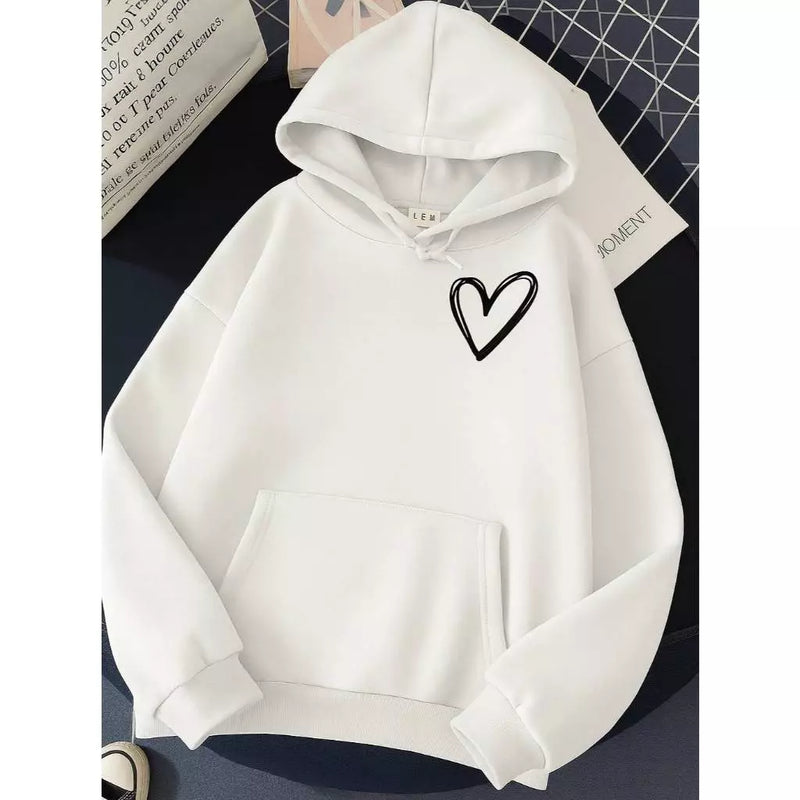 Moletom Fofo De Coração Feminino