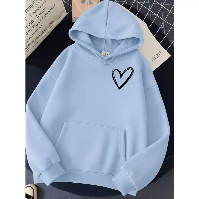 Moletom Fofo De Coração Feminino