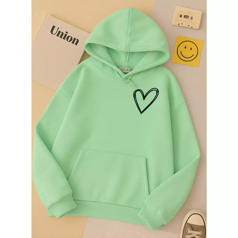 Moletom Fofo De Coração Feminino