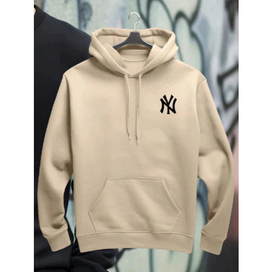 Moletom Canguru Flanelado New York Hip Hop Com Bolso Masculino e Feminino
