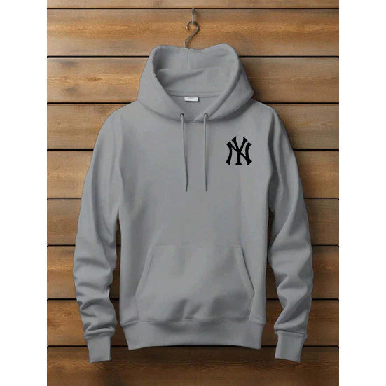 Moletom Canguru Flanelado New York Hip Hop Com Bolso Masculino e Feminino